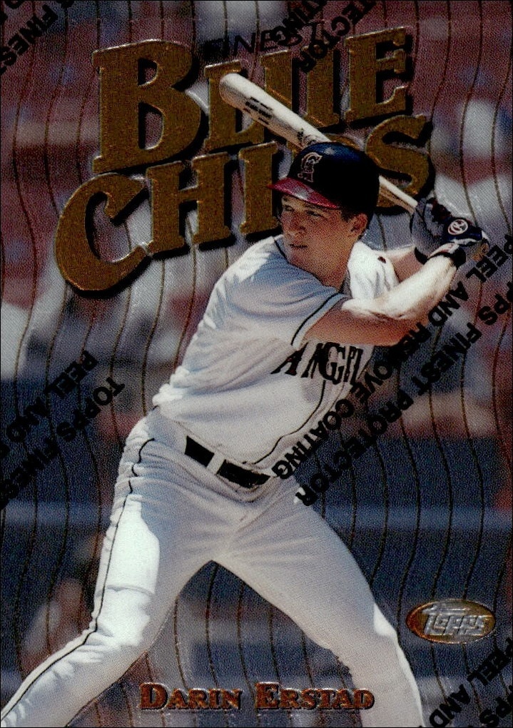 1997 Topps Finest Darin Erstad #37 trading card