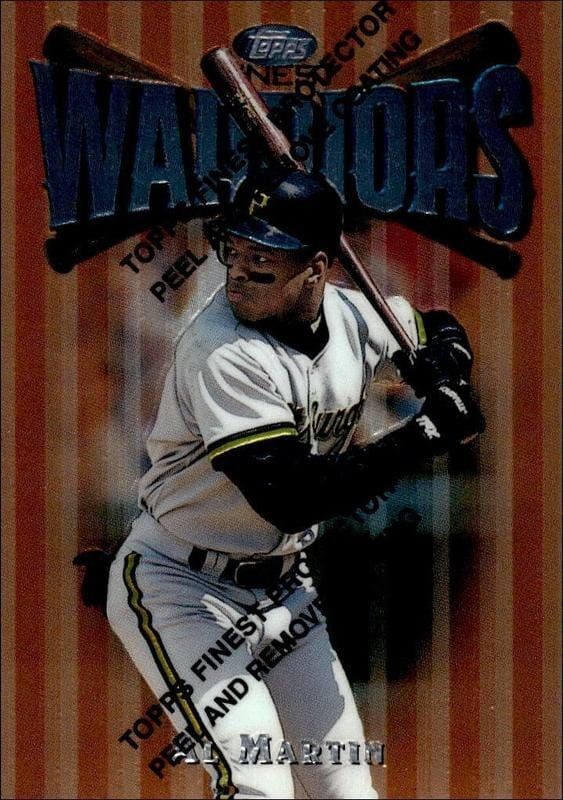 1997 Topps Finest Al Martin #6 trading card