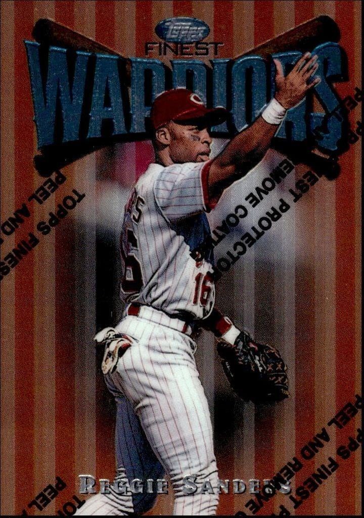 1997 Topps Finest Reggie Sanders #14 trading card