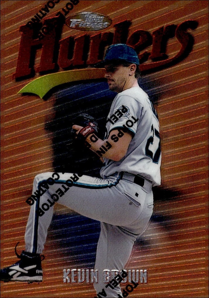 1997 Topps Finest Kevin Brown #25 trading card