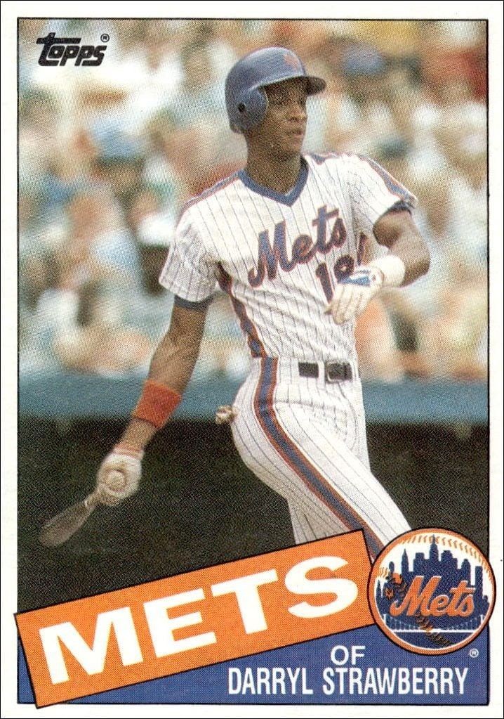 1985 Topps Darryl Strawberry #570 trading card