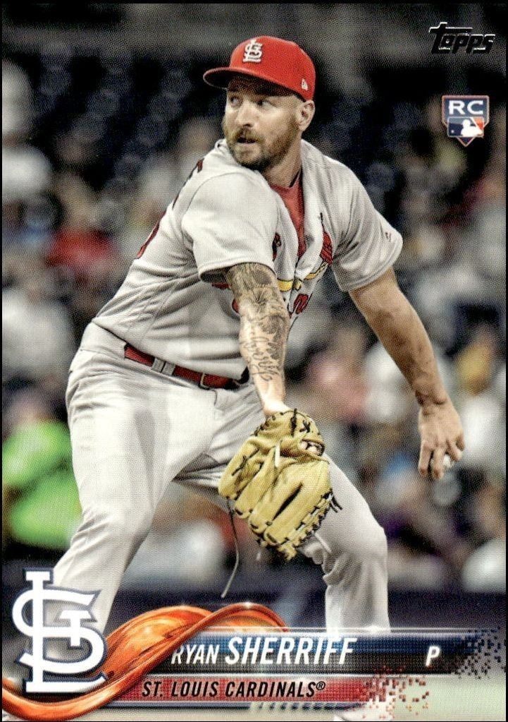 2018 Topps Series 2 Ryan Sherriff #698 trading card
