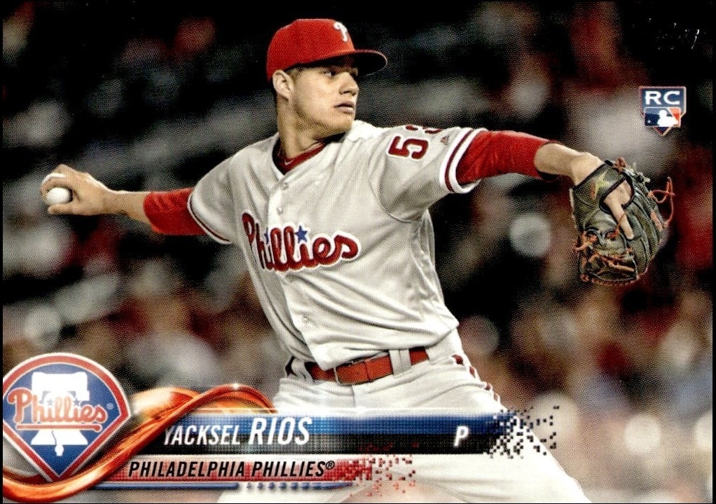 2018 Topps Series 2 Yacksel Rios #551 trading card