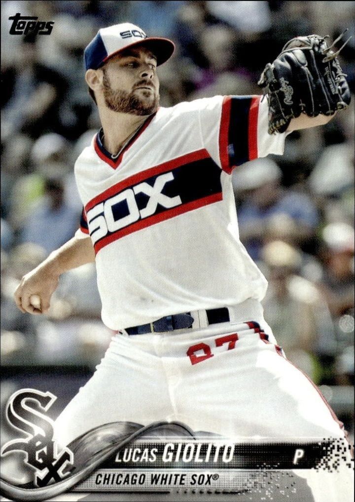 2018 Topps Series 2 Lucas Giolito #605 trading card