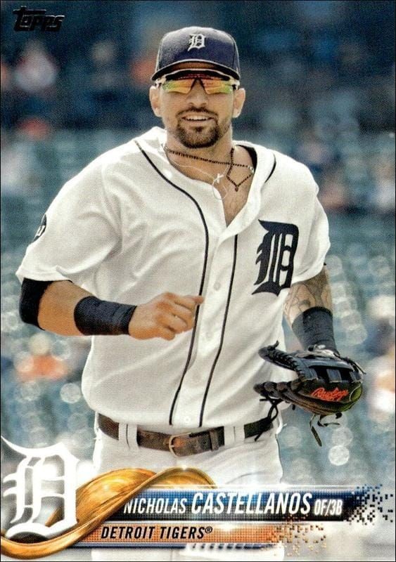 2018 Topps Series 2 Nicholas Castellanos #545 trading card