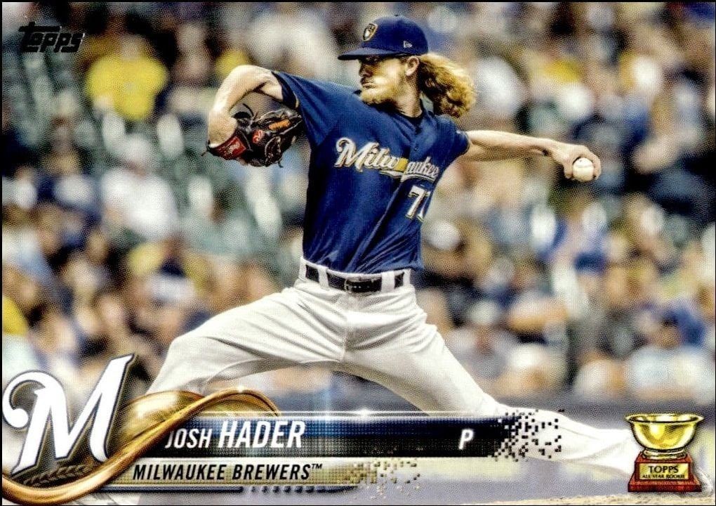2018 Topps Series 2 Josh Hader #357 trading card