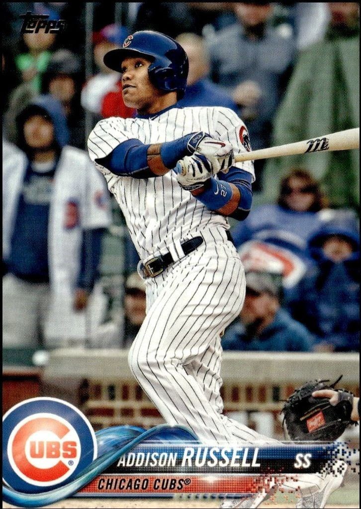2018 Topps Series 2 Addison Russell #384 trading card