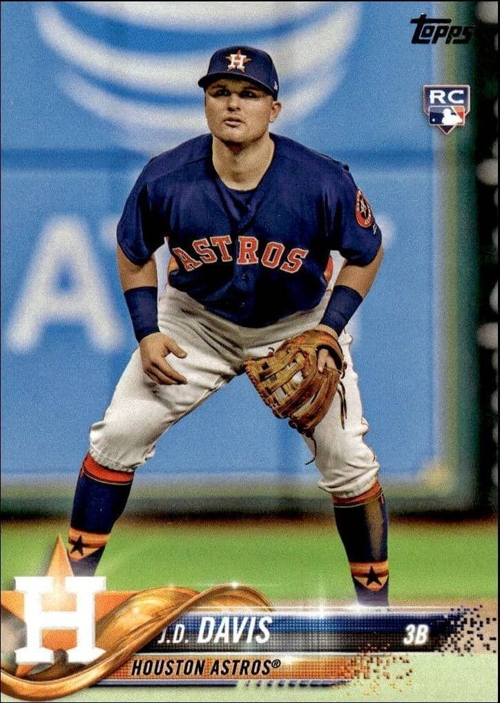 2018 Topps Series 1 J.D. Davis #341 trading card
