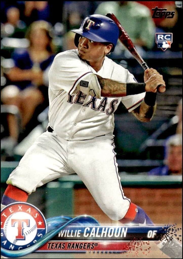 2018 Topps Series 1 Willie Calhoun #245 trading card