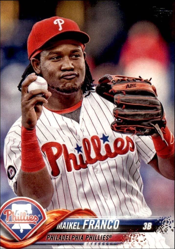 2018 Topps Series 1 Maikel Franco #197 trading card