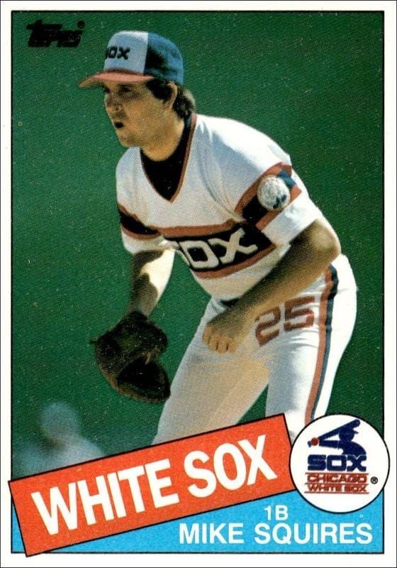 1985 Topps Mike Squires #543 trading card