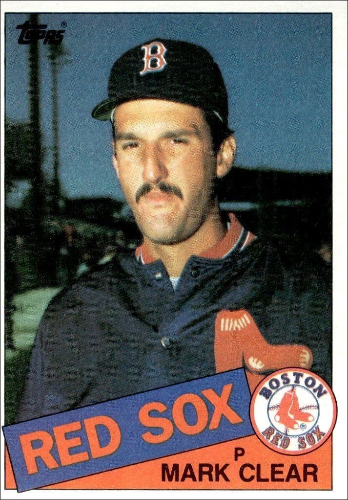 1985 Topps Mark Clear #207 trading card
