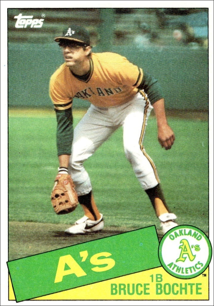 1985 Topps Bruce Bochte #632 trading card