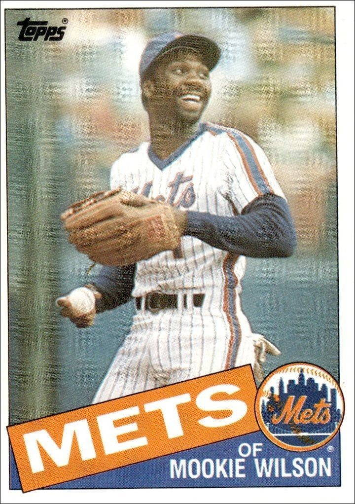 1985 Topps Mookie Wilson #775 trading card