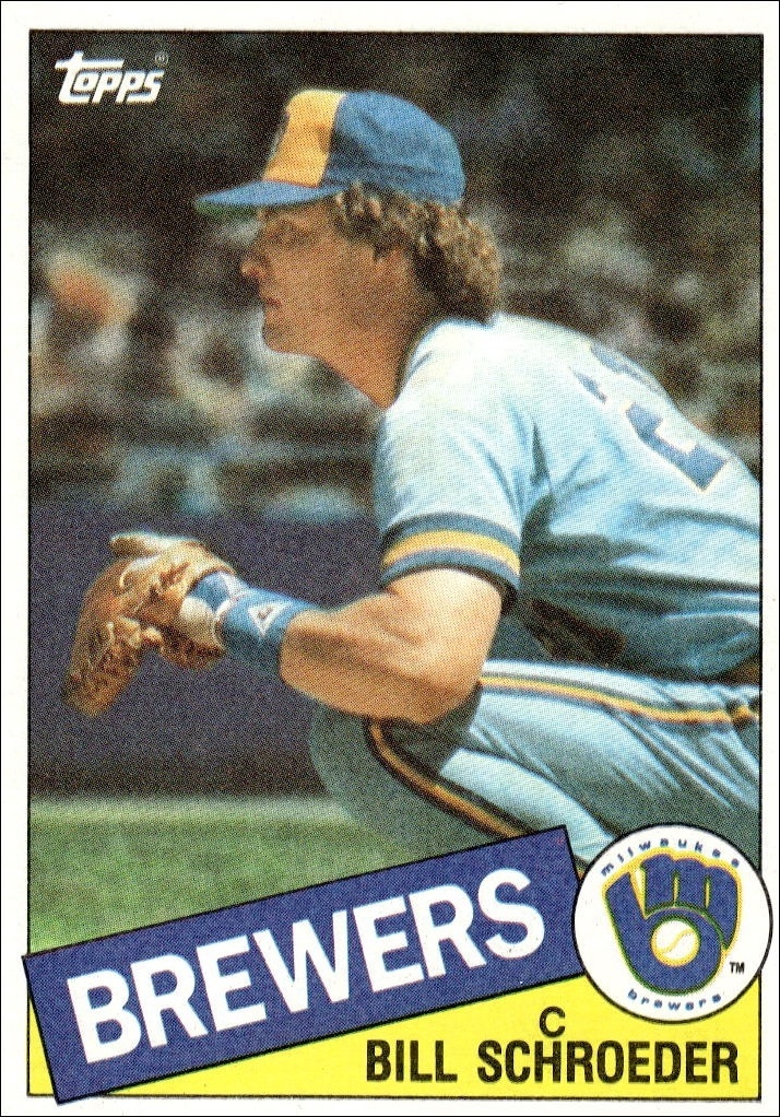 1985 Topps Bill Schroeder #176 trading card