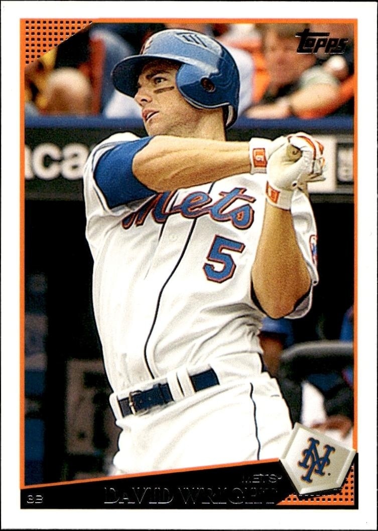 2009 Topps Series 1 David Wright #100 trading card