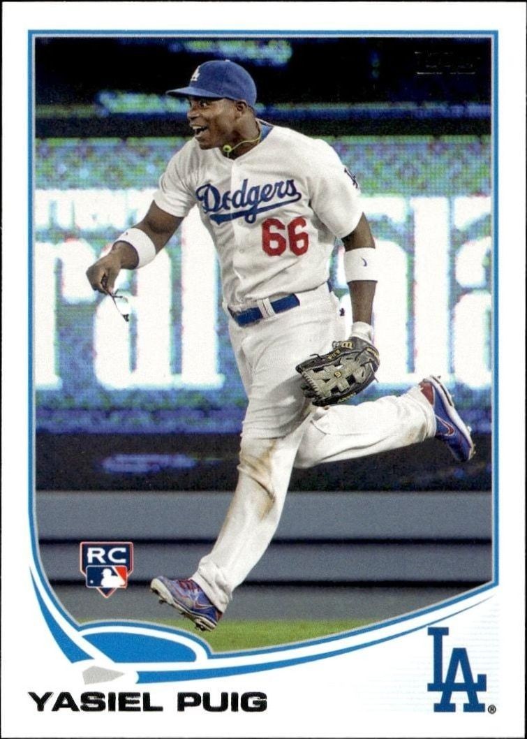 2013 Topps Update Series Yasiel Puig #US250 trading card