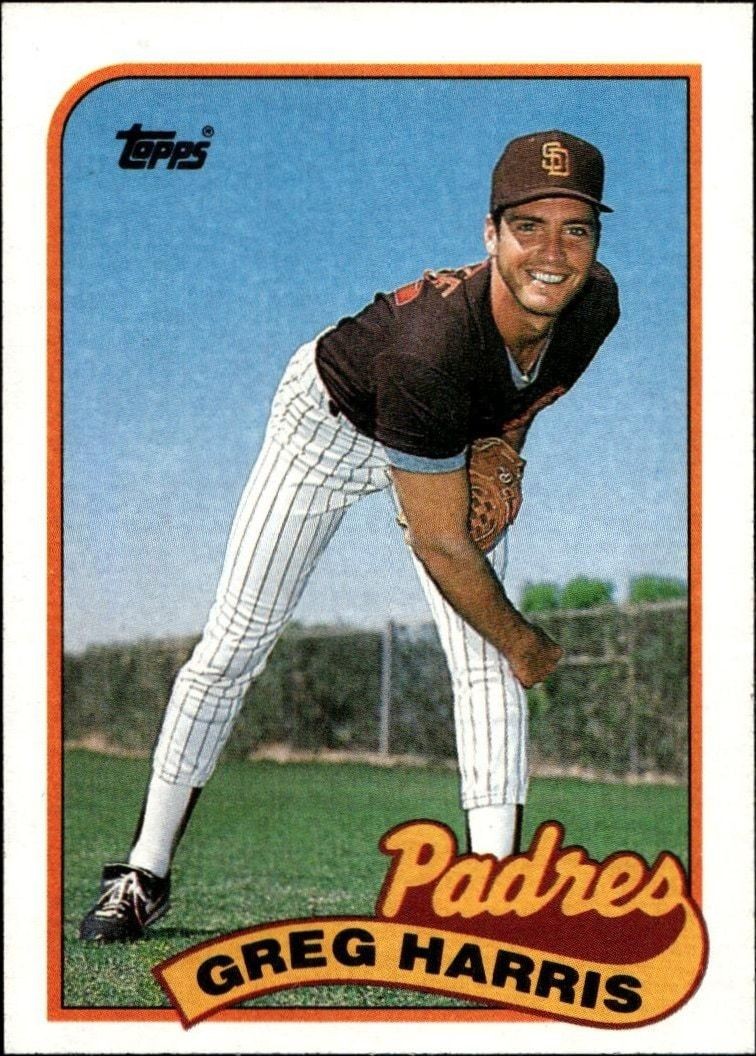 1989 Topps Greg Harris #194 trading card