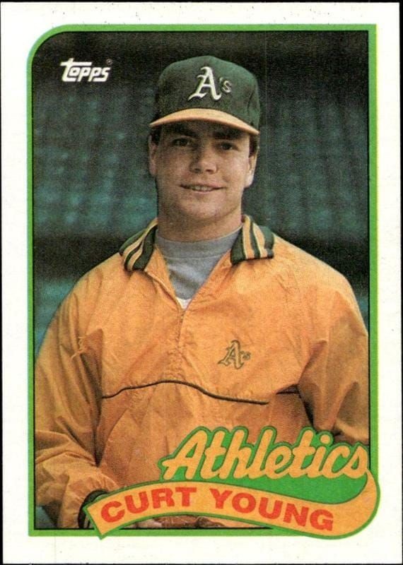 1989 Topps Curt Young #641 trading card