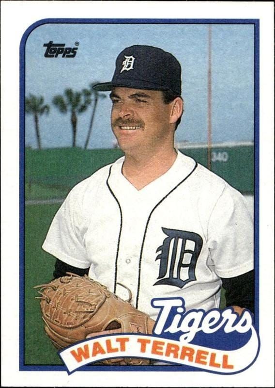 1989 Topps Walt Terrell #127 trading card