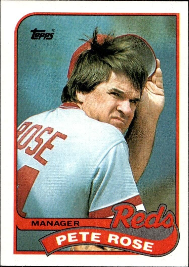 1989 Topps Pete Rose #505 trading card