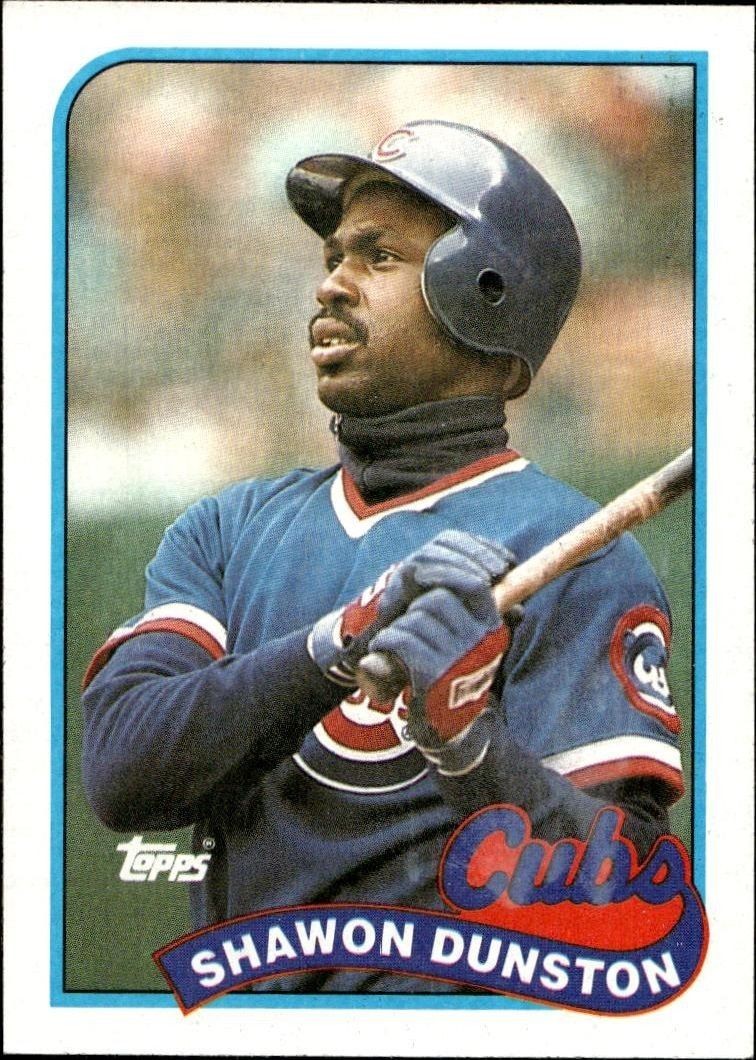 1989 Topps Shawon Dunston #140 trading card