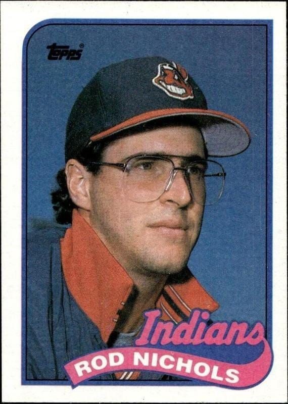 1989 Topps Rod Nichols #443 trading card