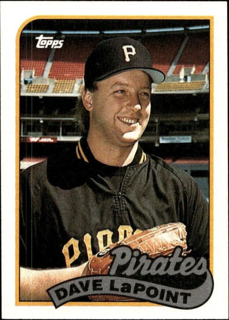 1989 Topps Dave LaPoint #89 trading card