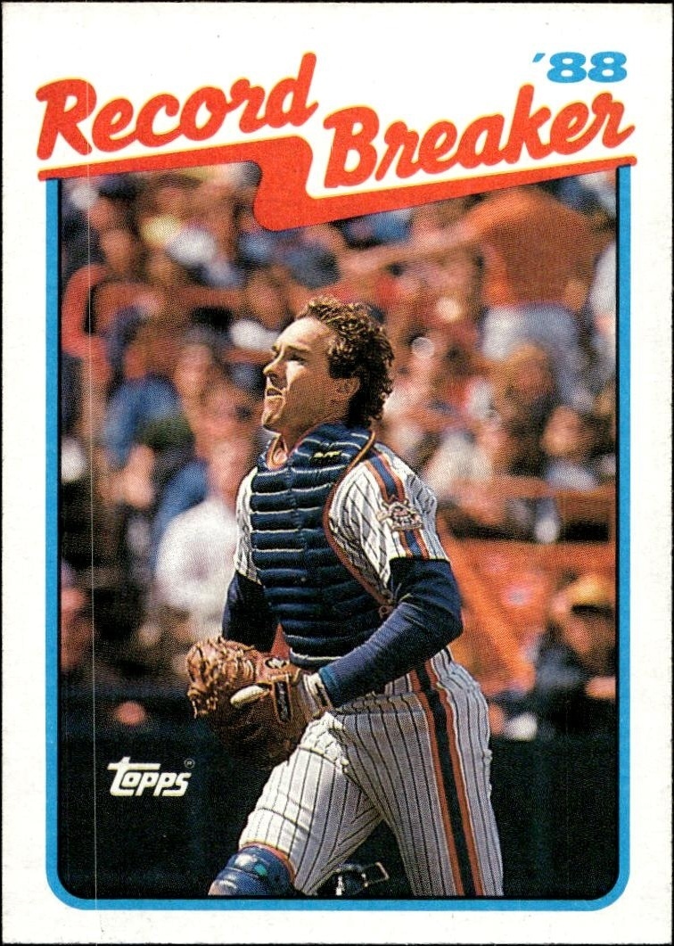 1989 Topps Gary Carter #3 trading card