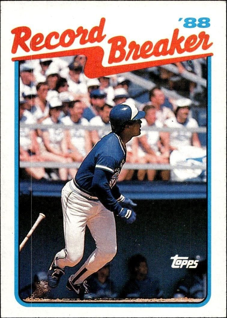 1989 Topps George Bell #1 trading card