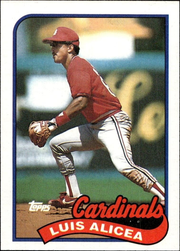 1989 Topps Luis Alicea #588 trading card