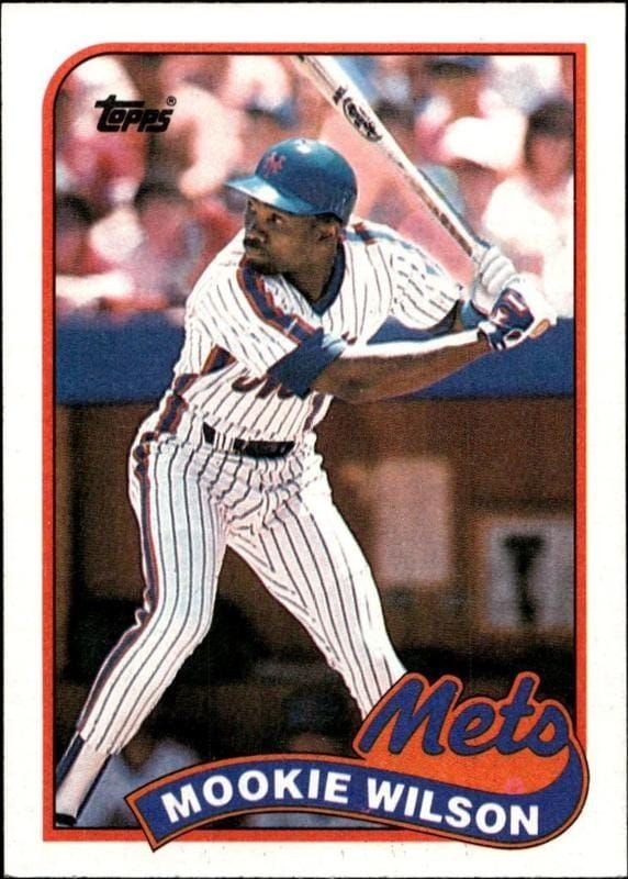 1989 Topps Mookie Wilson #545 trading card