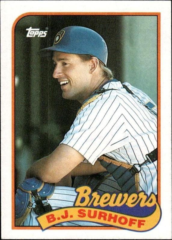 1989 Topps B.J. Surhoff #33 trading card