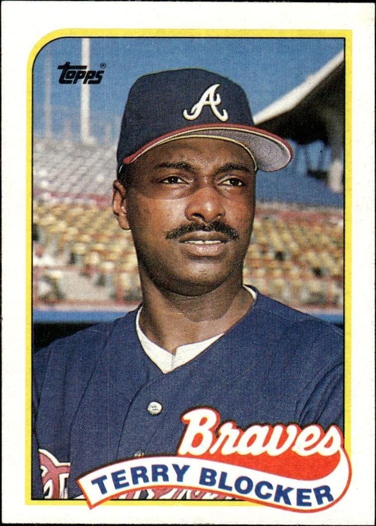 1989 Topps Terry Blocker #76 trading card