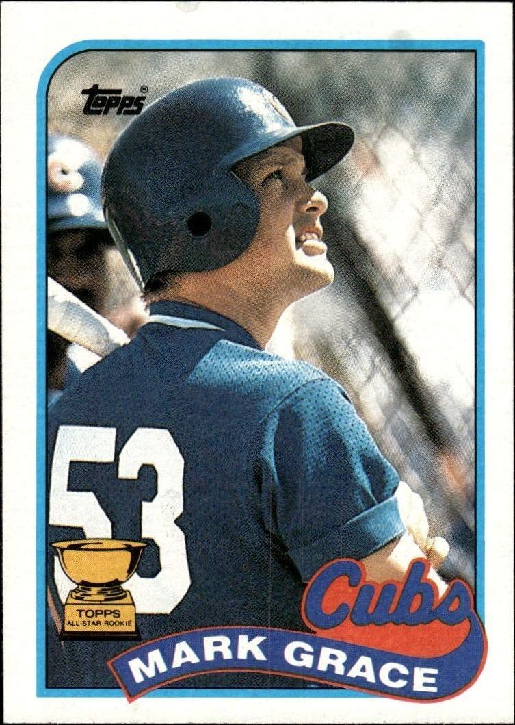 1989 Topps Mark Grace #465 trading card
