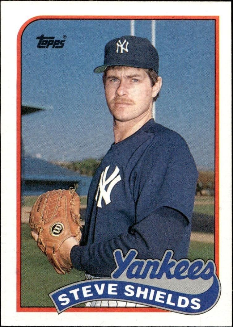 1989 Topps Steve Shields #484 trading card