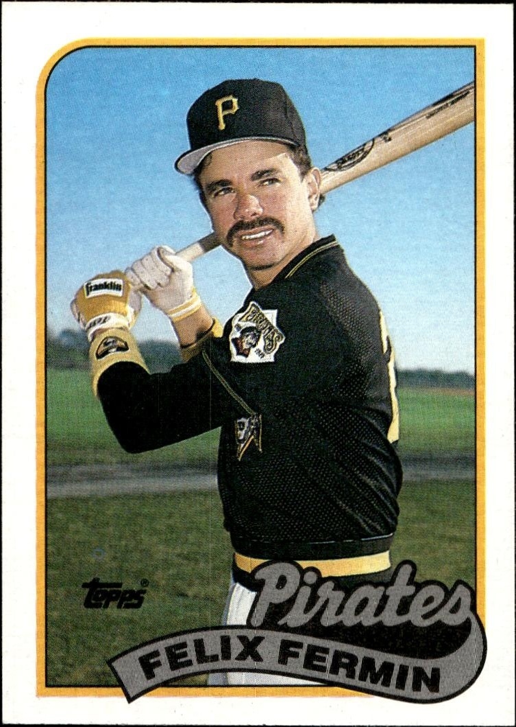 1989 Topps Felix Fermin #303 trading card