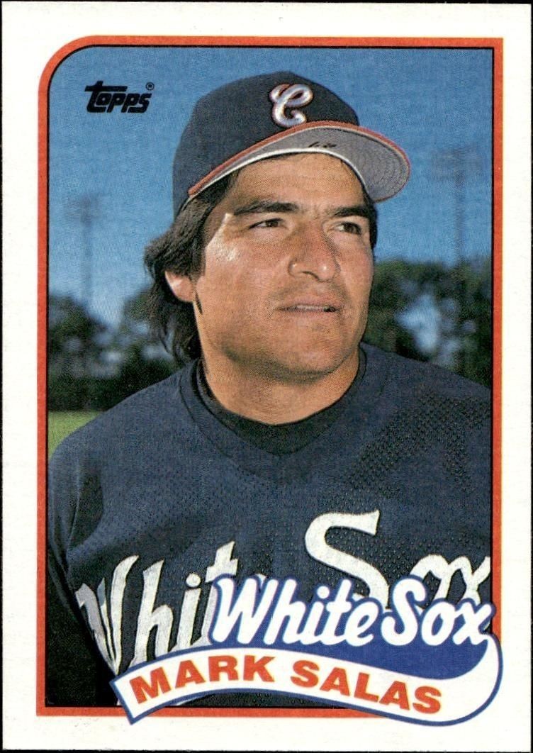 1989 Topps Mark Salas #384 trading card