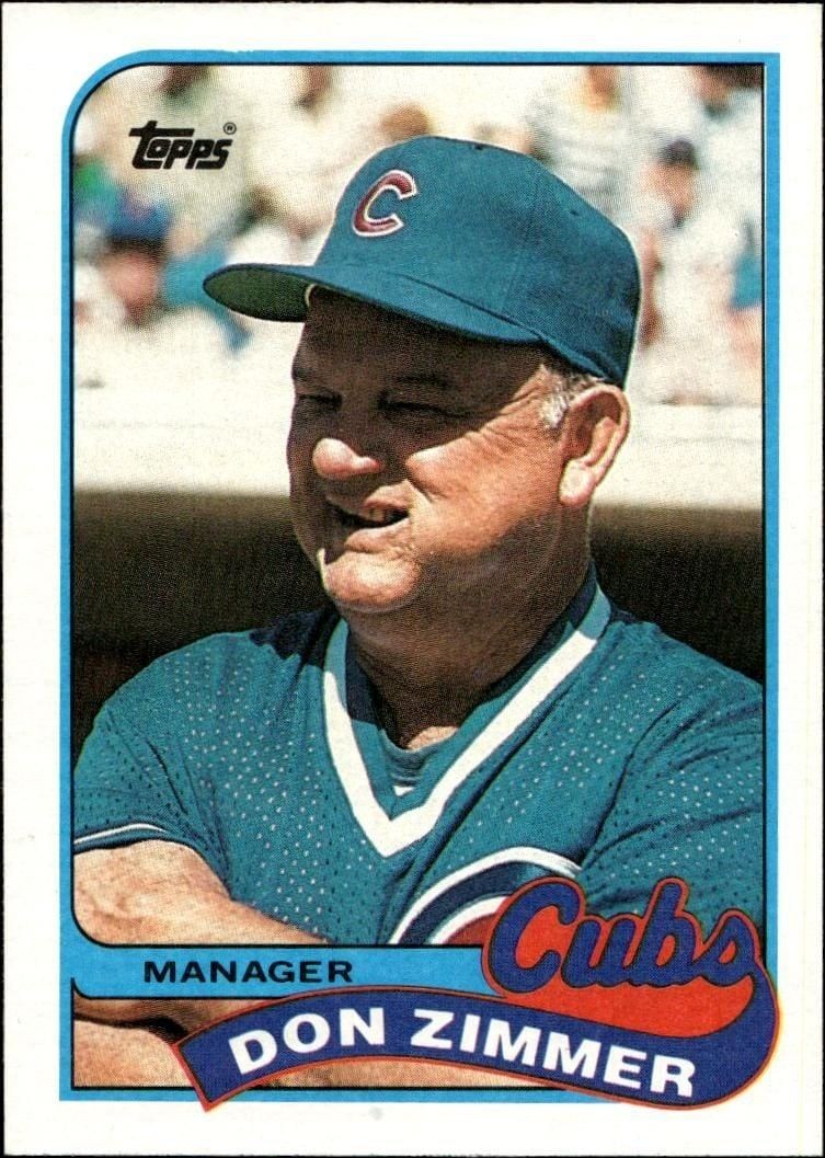 1989 Topps Don Zimmer #134 trading card