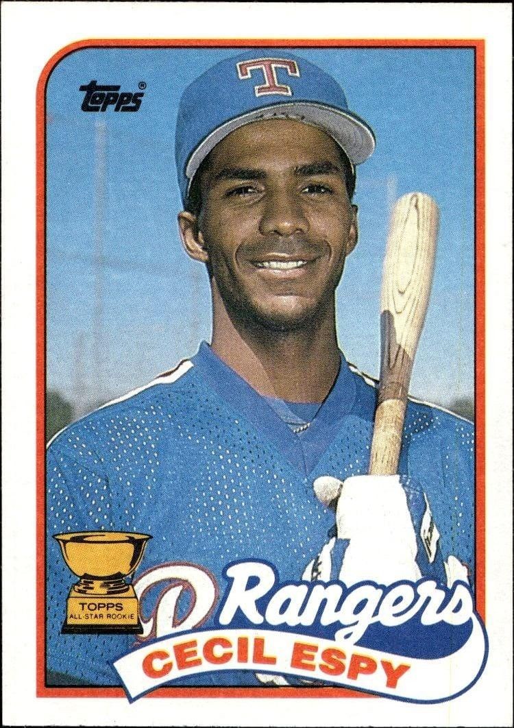 1989 Topps Cecil Espy #221 trading card
