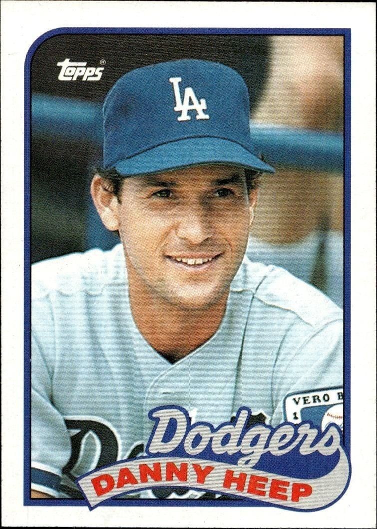 1989 Topps Danny Heep #198 trading card