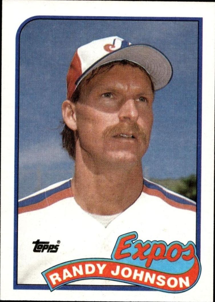 1989 Topps Randy Johnson #647 trading card