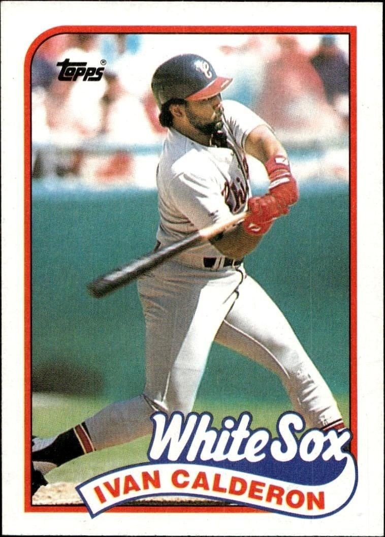 1989 Topps Ivan Calderon #656 trading card