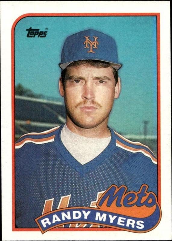 1989 Topps Randy Myers #610 trading card