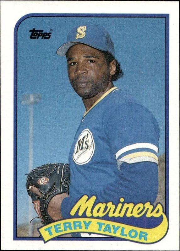 1989 Topps Terry Taylor #597 trading card