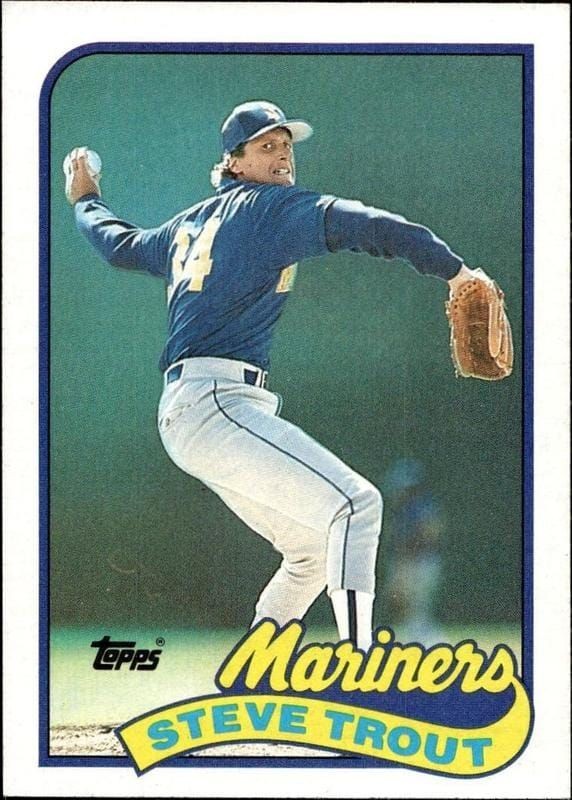 1989 Topps Steve Trout #54 trading card