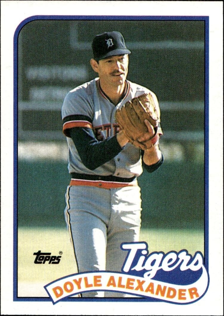 1989 Topps Doyle Alexander #77 trading card