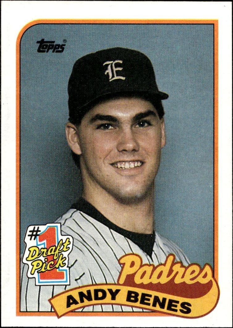 1989 Topps Andy Benes #437 trading card