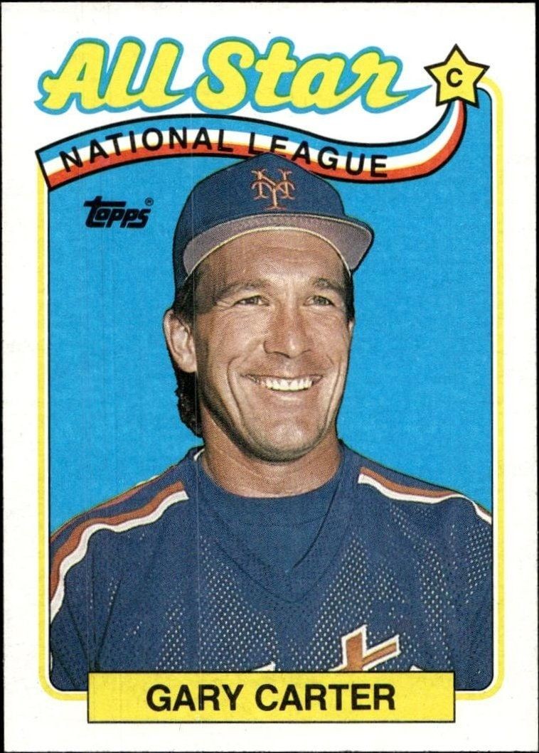 1989 Topps Gary Carter #393 trading card