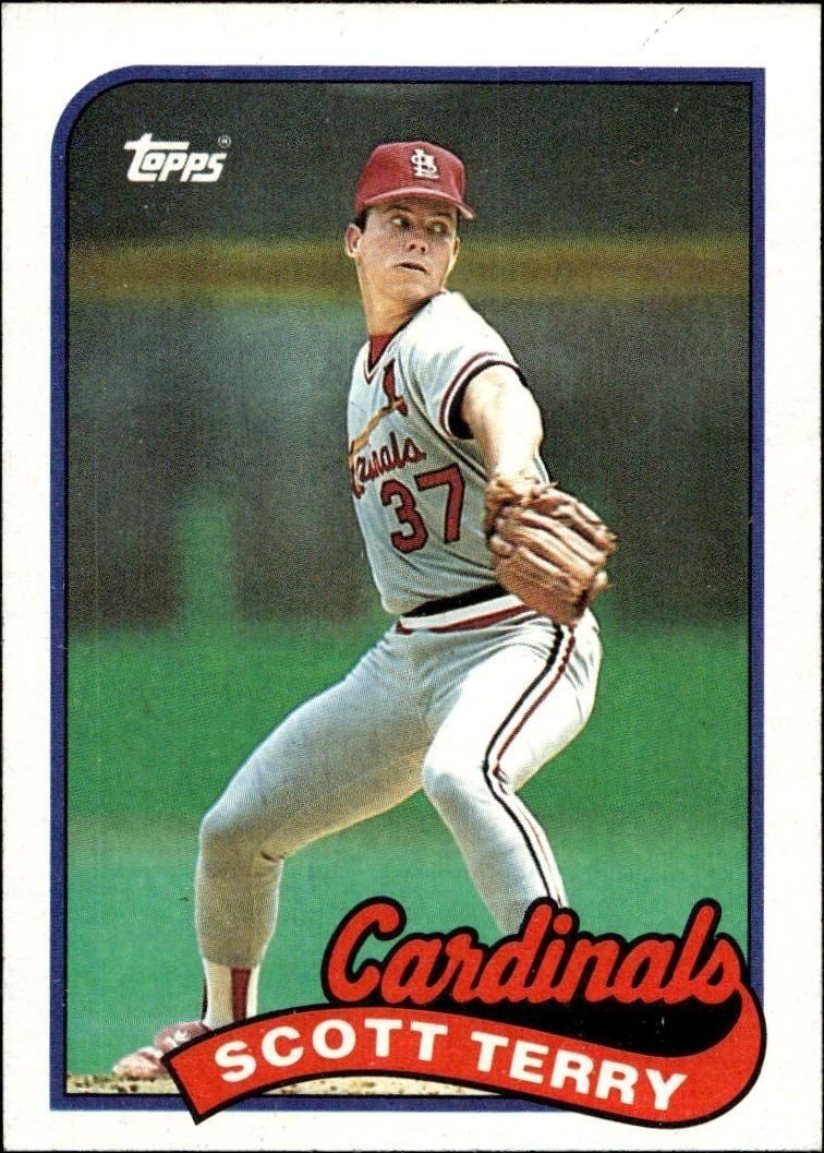 1989 Topps Scott Terry #686 trading card